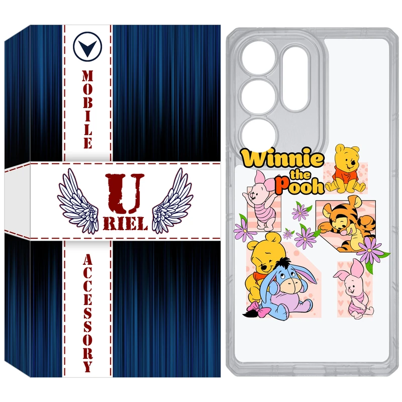 کاور یوریل مدل Clear کد 56 طرح کارتونی مناسب برای گوشی موبایل سامسونگ Galaxy S25 Ultra