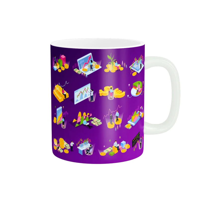 ماگ استلار طرح ترید و فارکس و ارزهای دیجیتال  کد 1825