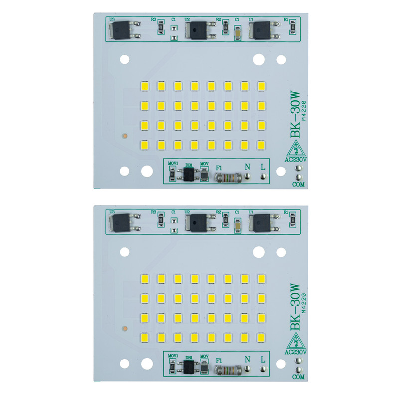 چیپ پرژکتور ال ای دی 30 وات مدل SMD-220 بسته 2 عددی