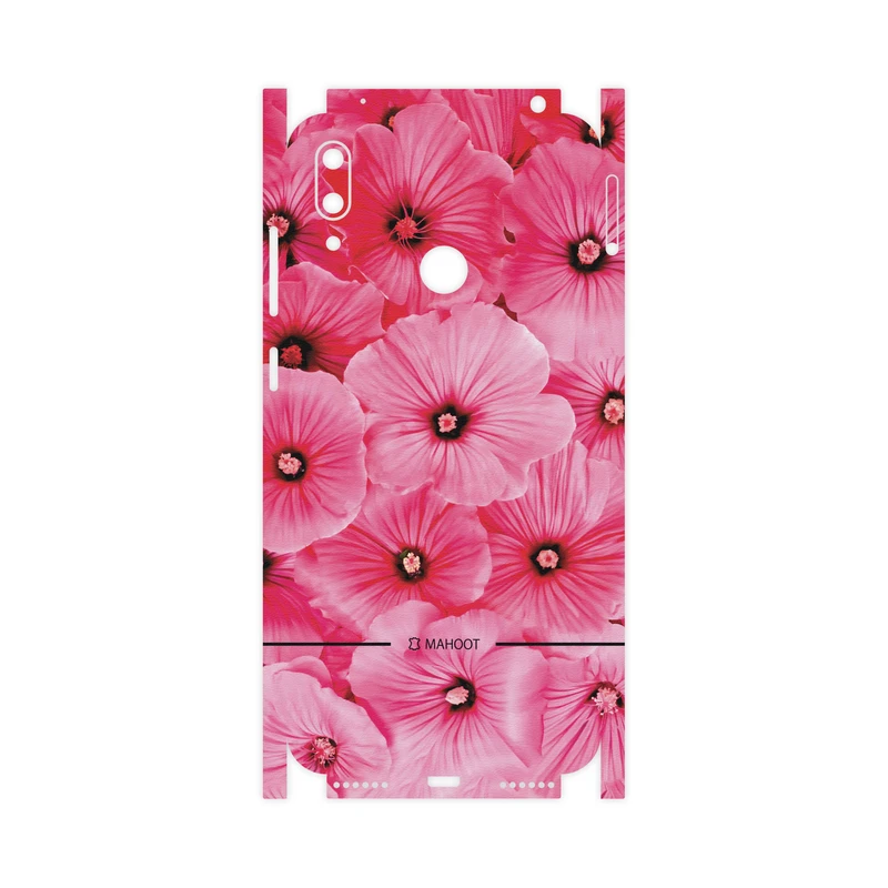 برچسب پوششی ماهوت مدل Pink-Flower-FullSkin مناسب برای گوشی موبایل هوآوی Y7 Prime 2019
