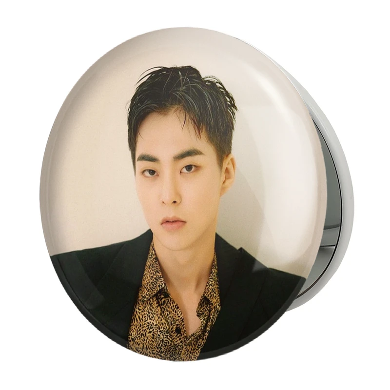 آینه جیبی خندالو طرح شیومین گروه اکسو EXO مدل تاشو کد 13509 