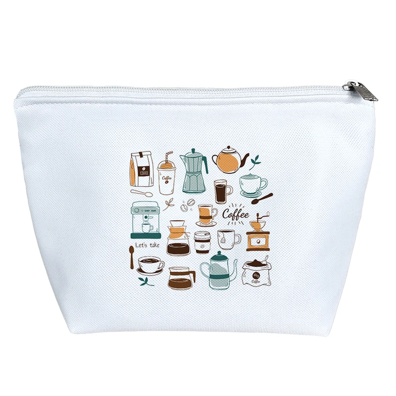 کیف لوازم آرایش دخترانه خندالو مدل قهوه (Coffee) کد H1971