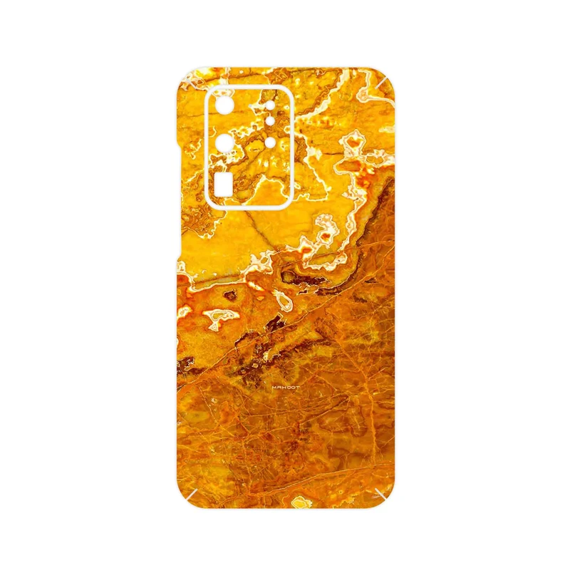 برچسب پوششی ماهوت مدل Gold Marble مناسب برای گوشی موبایل سامسونگ Galaxy S20 Ultra