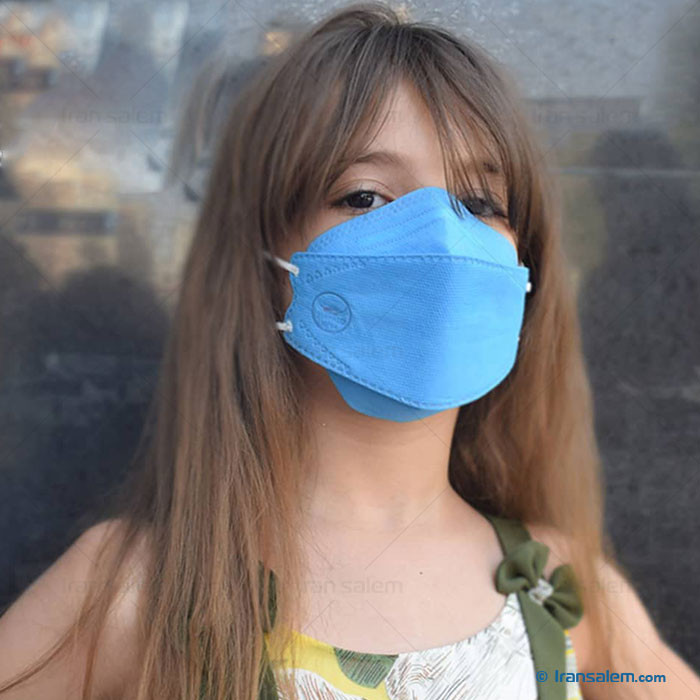 ماسک تنفسی کودک بوفالو مدل 4 لایه سه بعدی بسته 25 عددی