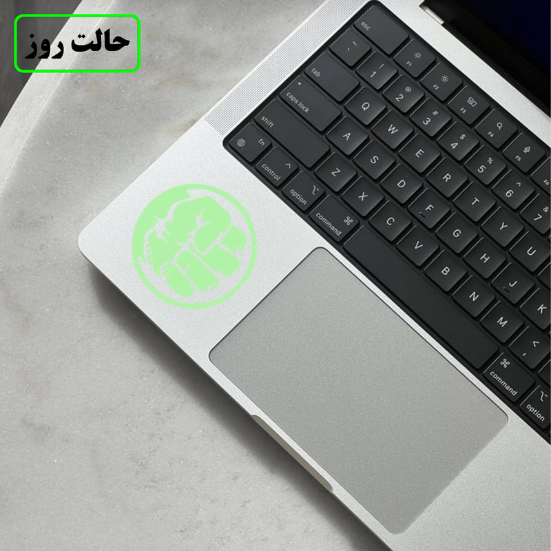 استیکر تزئینی موبایل و تبلت مدل شبنما طرح مشت هالک