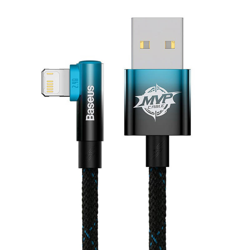 کابل USB به لایتنینگ باسئوس مدل MVP2 GAMING 100W طول 2 متر
