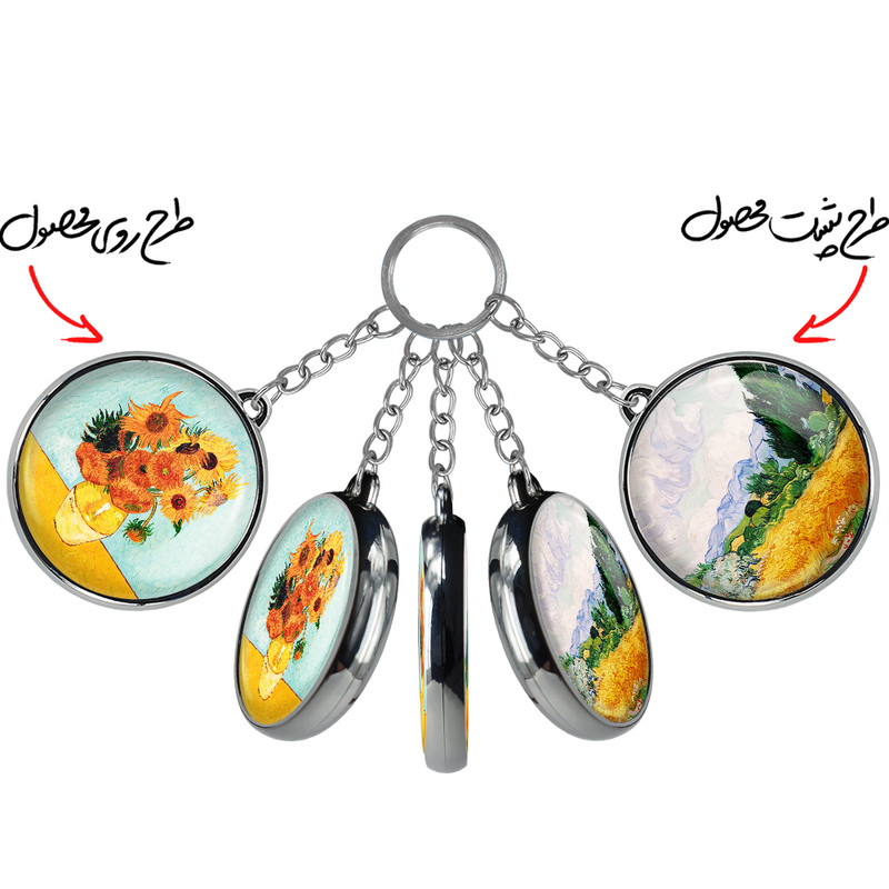 جاکلیدی خندالو طرح گل های آفتاب گردان ونگوگ مدل دوطرفه کد 37303731 جاکلیدی خندالو طرح گل های آفتاب گردان ونگوگ مدل دوطرفه کد 37303731