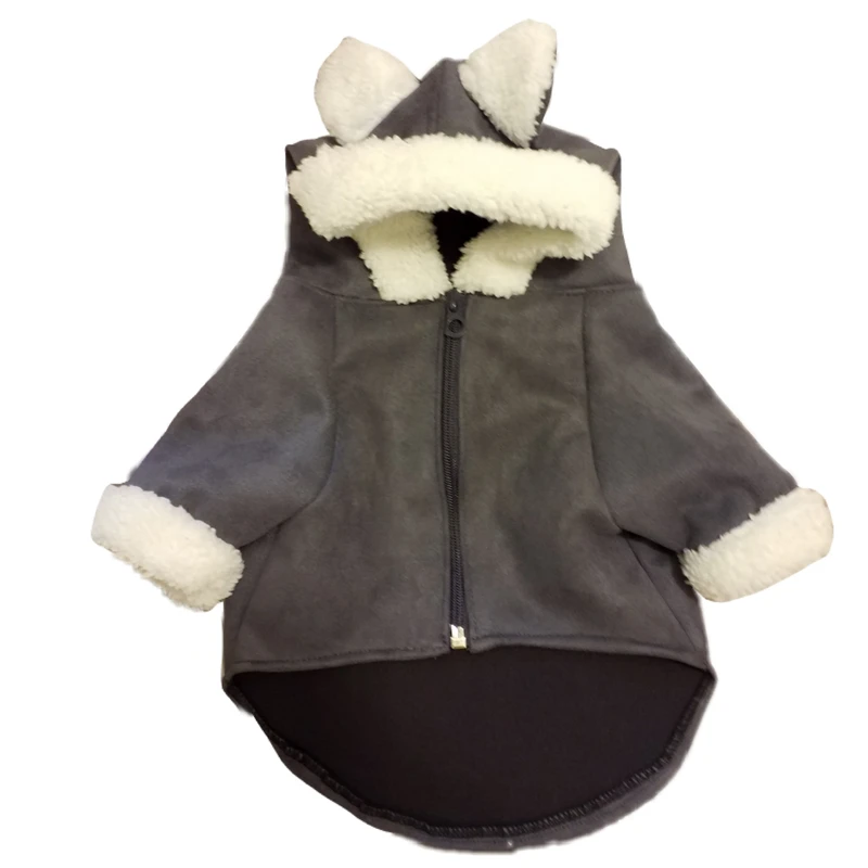 لباس سگ و گربه مدل کلاهدار کد۳۳ سایز S