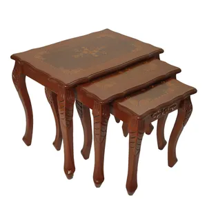 میز عسلی مدل ساغر مجموعه 3 عددی
