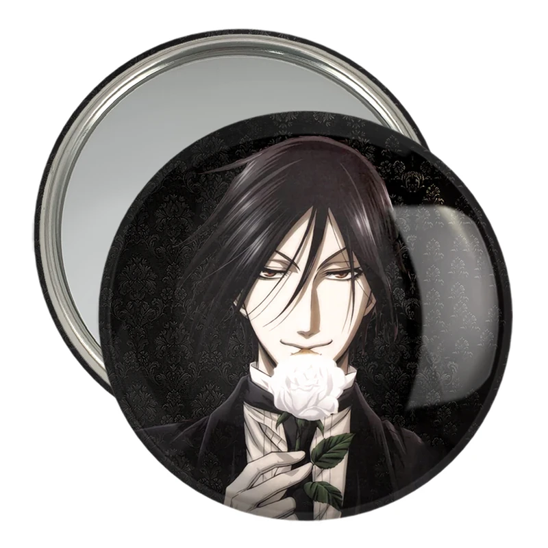 آینه جیبی خندالو مدل سباستین انیمه خادم سیاه Black Butler  کد 16317