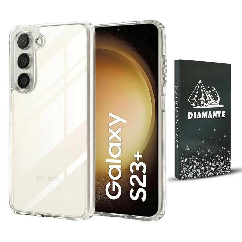 کاور دیامانته مدل Nahid Navy مناسب برای گوشی موبایل سامسونگ Galaxy S23 Plus