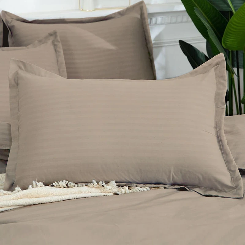 رو بالشی نوپه هوم مدل بیسیک راه راه هتلی کد Q15 بسته دو عددی