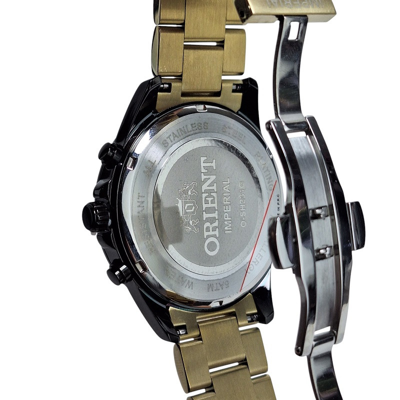 ساعت مچی عقربه‌ای مردانه کوارتز کرونوگراف اورینت مدل O-SH231G