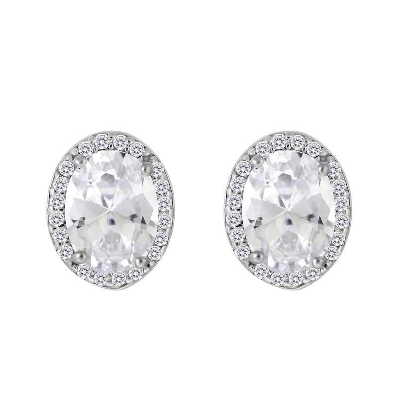 گوشواره نقره زنانه اقلیمه مدل EN122