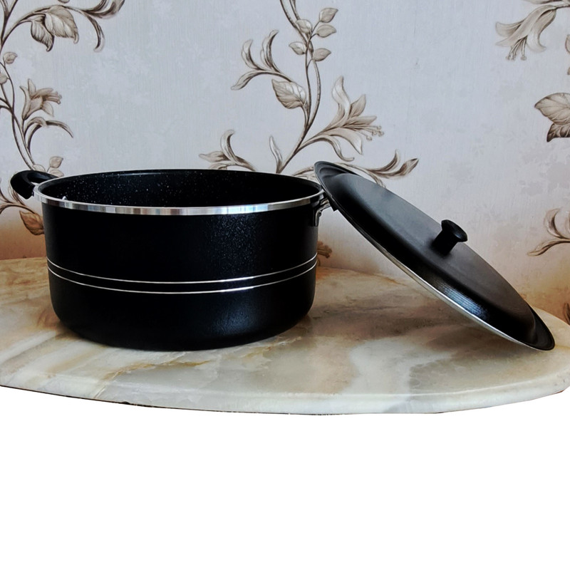 قابلمه گرانیتی نیک کار مدل کلاسیک خطی سایز 42 