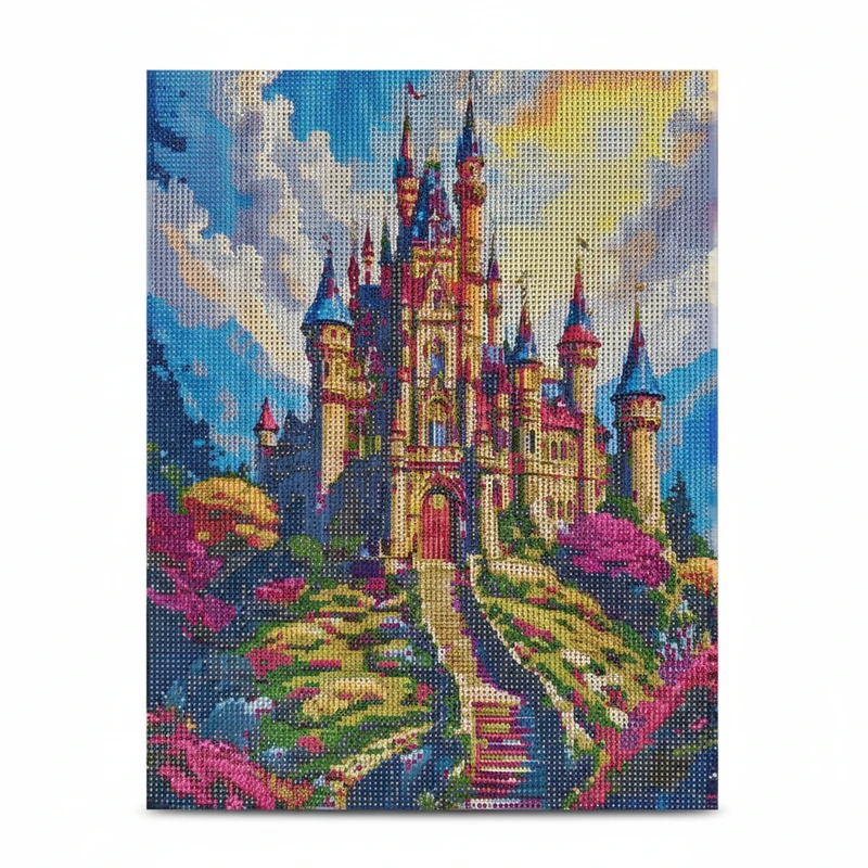 بازی آموزشی مدل تابلو نقاشی الماسی طرح بزرگسال کد C3420