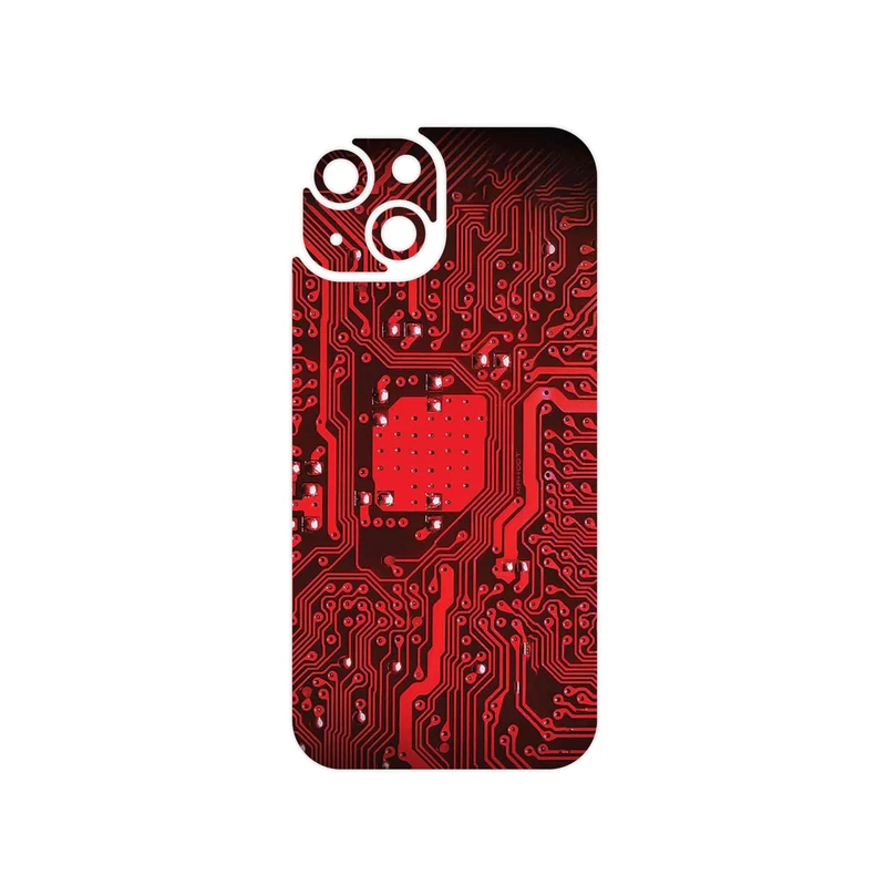 برچسب پوششی ماهوت مدل Red_Printed_Circuit_Board مناسب برای گوشی موبایل اپل iPhone 15