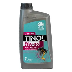 روغن گیربکس خودرو تینول مدل  75W80 GL5حجم 1 لیتر