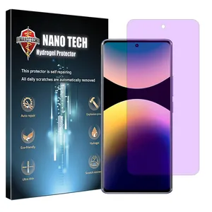 Nano tech Eye Care model purple filter screen protector suitable for Xiaomi Redmi Note 14 Pro 4G mobile phone 