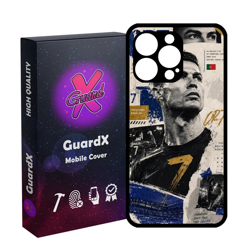 کاور گارد ایکس طرح CR7 مدل 11096 مناسب برای گوشی موبایل اپل iPhone 13 Pro