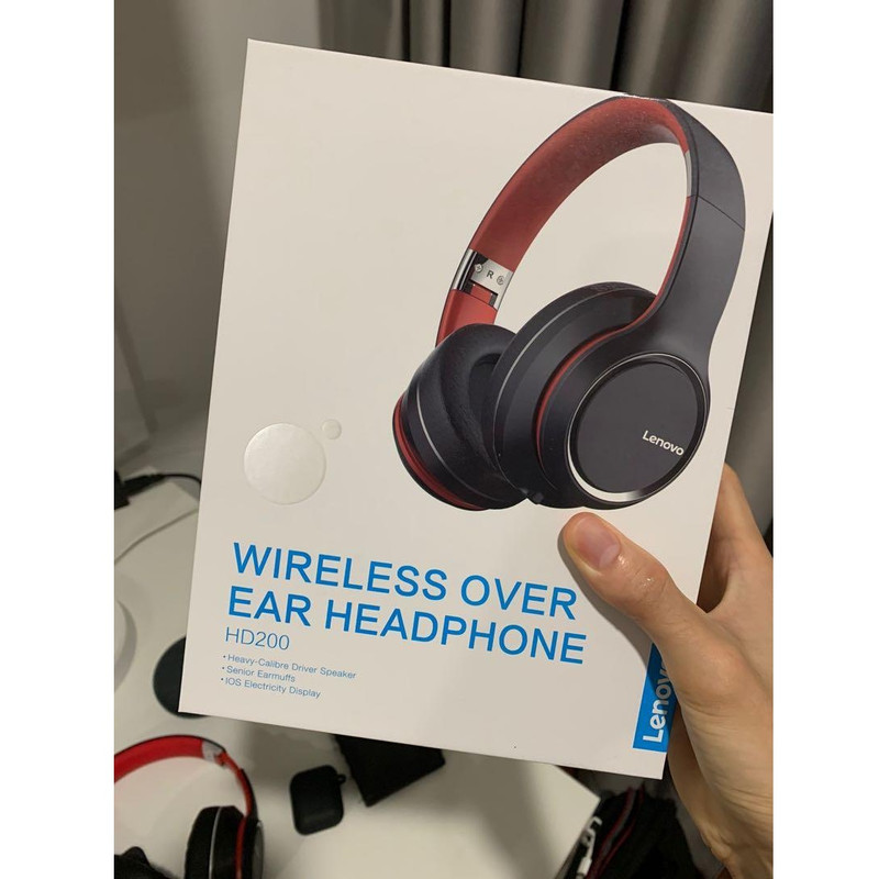 هدفون بلوتوثی لنوو مدل SHO Lenovo HD200 Bluetooth Over-ear Foldable Headphones 1