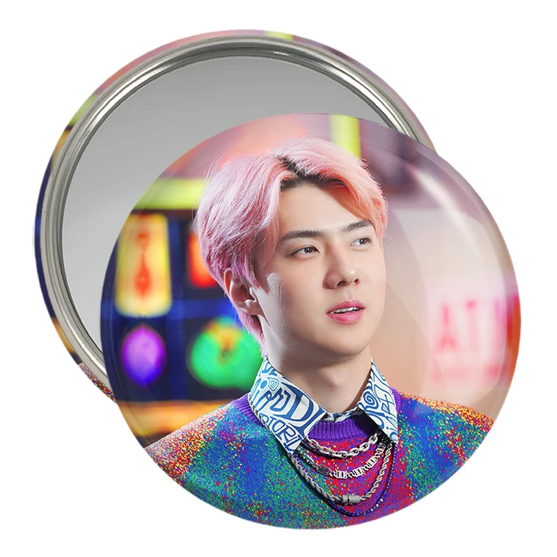 آینه جیبی خندالو مدل سهون گروه اکسو EXO  کد 16811