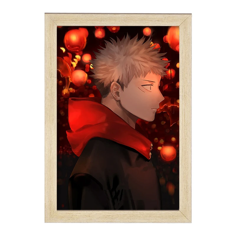 تابلو خندالو مدل ایتادوری یوجی انیمه جوجوتسو کایزن  کد 11058