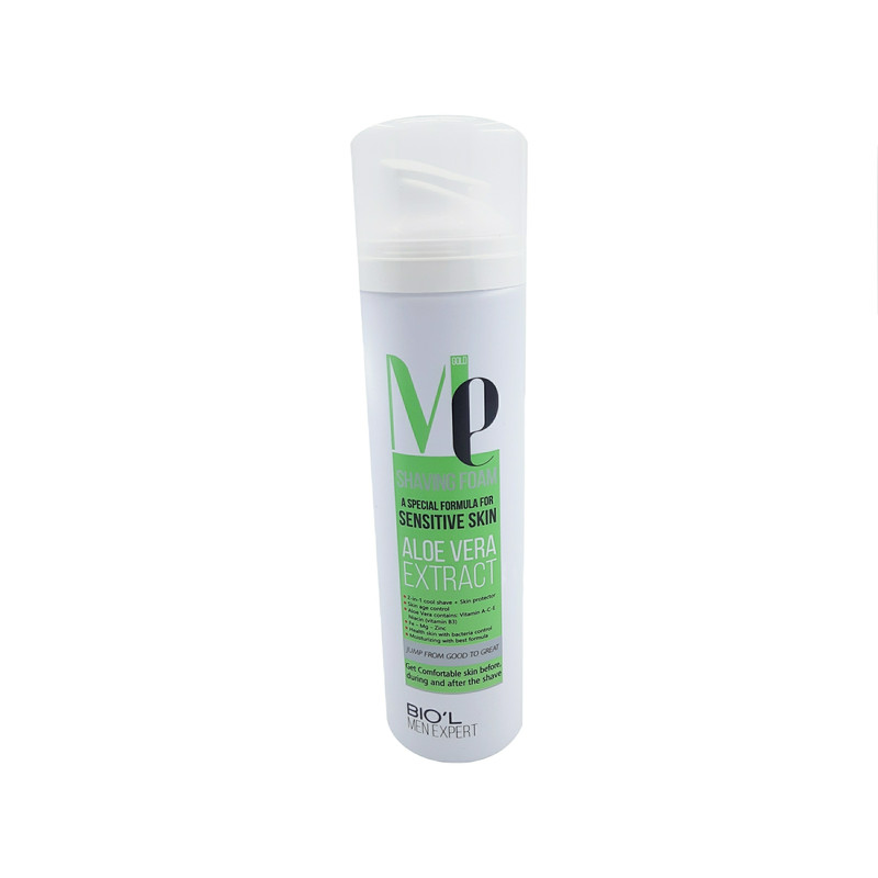 فوم اصلاح بیول مدل ALOE VERA حجم 200 میلی لیتر