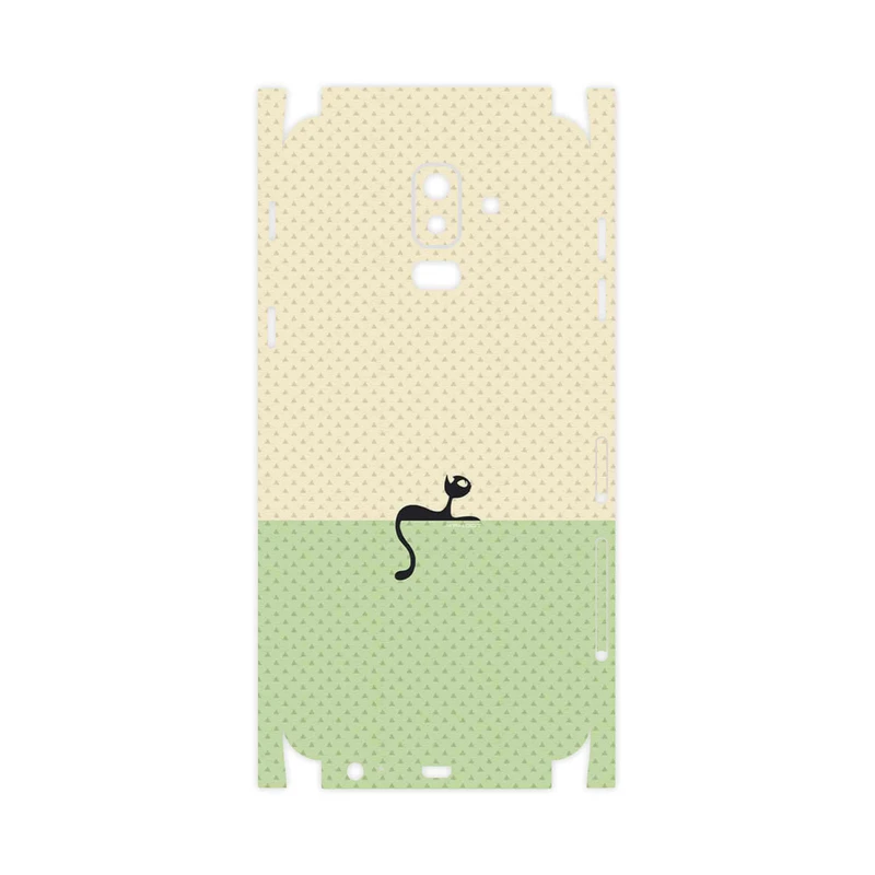 برچسب پوششی ماهوت مدل Minimal Internet Cat Icon-FullSkin مناسب برای گوشی موبایل سامسونگ Galaxy J8