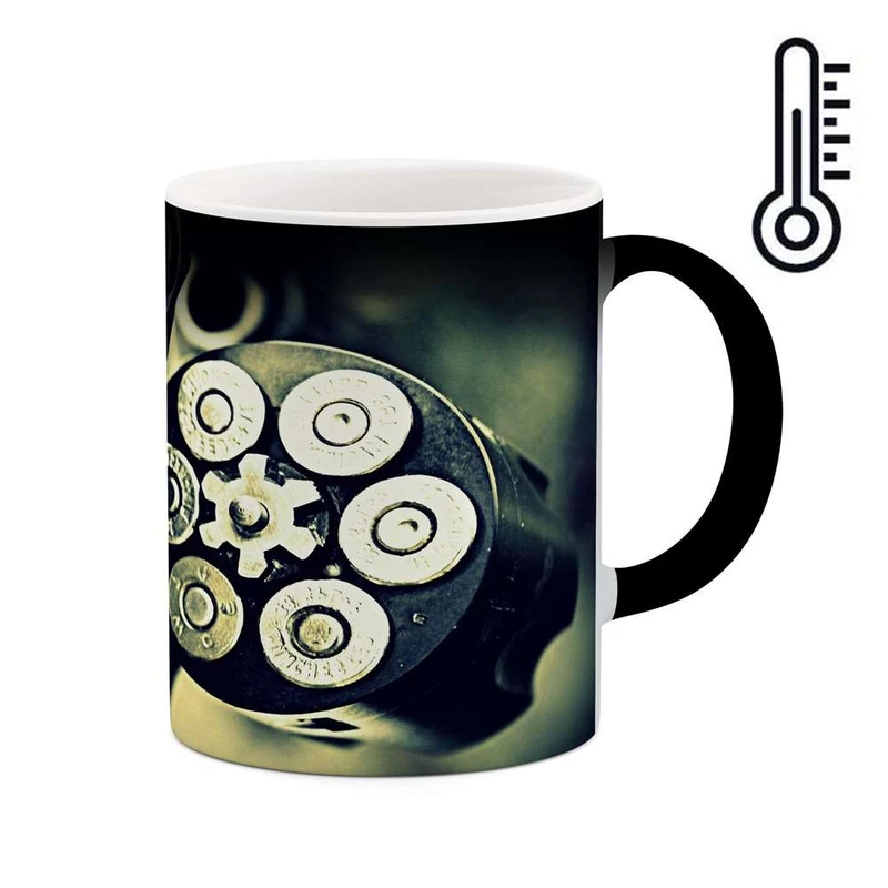 ماگ حرارتی کاکتی مدل اسلحه کد mgh12289