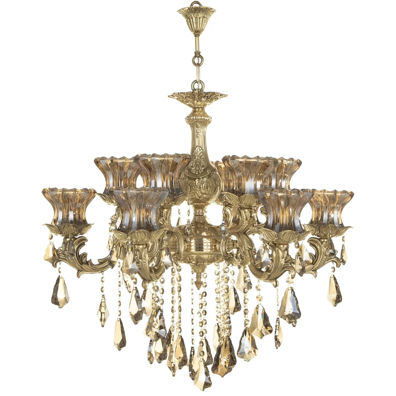 لوستر 12 شعله شاهان تک کد B.8031