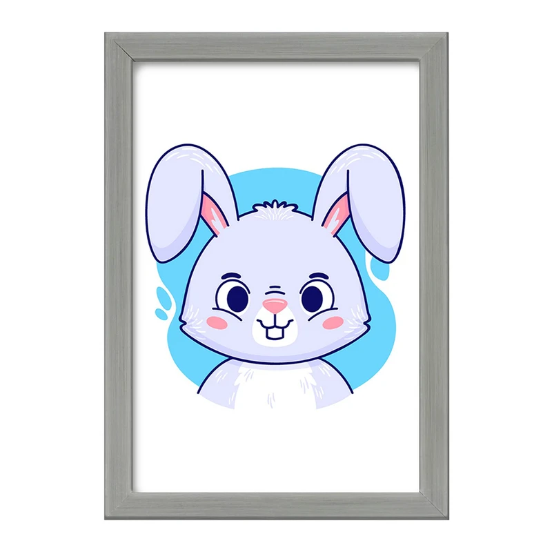 تابلو خندالو طرح خرگوش حیوانات بامزه کد 37151