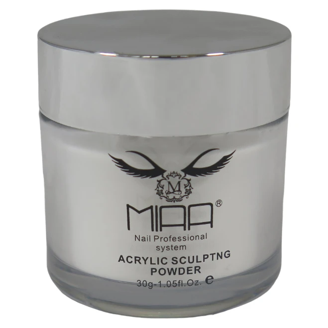 عکس شماره 2 : پودر کاشت ناخن میا مدل clear وزن 30 گرم