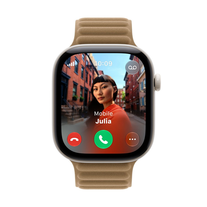 ساعت هوشمند 42 میلی‌متری اپل مدل Watch Series 12 Aluminum Case با بند سیلیکونی، سازگار با iOS 27 و بالاتر