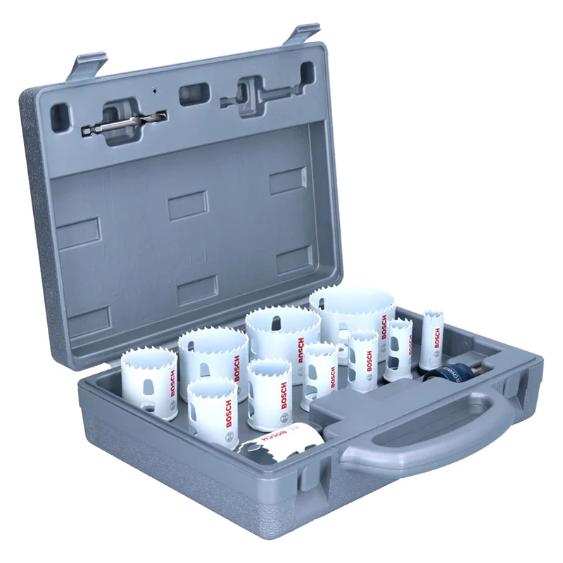 مته گردبر بوش مدل BOX 14 Progressor Bimetal مجموعه 14 عددی