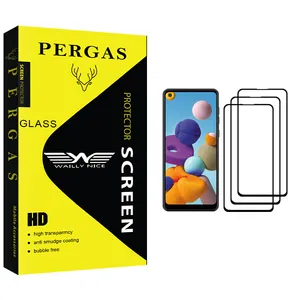 Waily Nice Pergas Glass Screen Protector For Samsung Galaxy A21 Pack Of 3