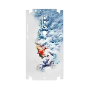 MAHOOT Women and the Cloud Digital Art-FullSkin Cover Sticker for Nokia 5.1 Plus