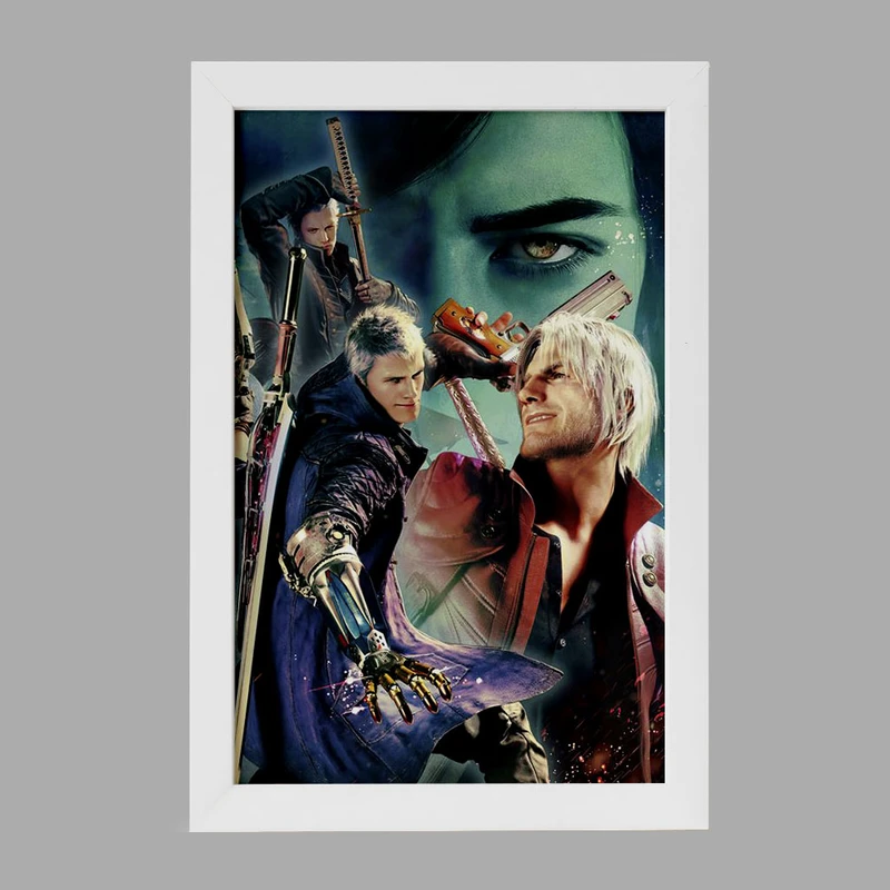 تابلو خندالو مدل بازی دویل می کرای Devil May Cry کد 30207