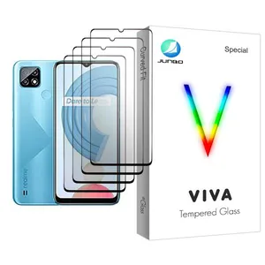 Junbo Viva Glass MIX004 Screen Protector For Realme C21 Pack Of 4