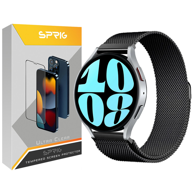 بند اسپریگ مدل Milanese مناسب برای ساعت هوشمند سامسونگ Galaxy Watch 6 40mm / watch 6 44mm / Watch 6 Classic 43mm / Watch 6 Classic 47mm