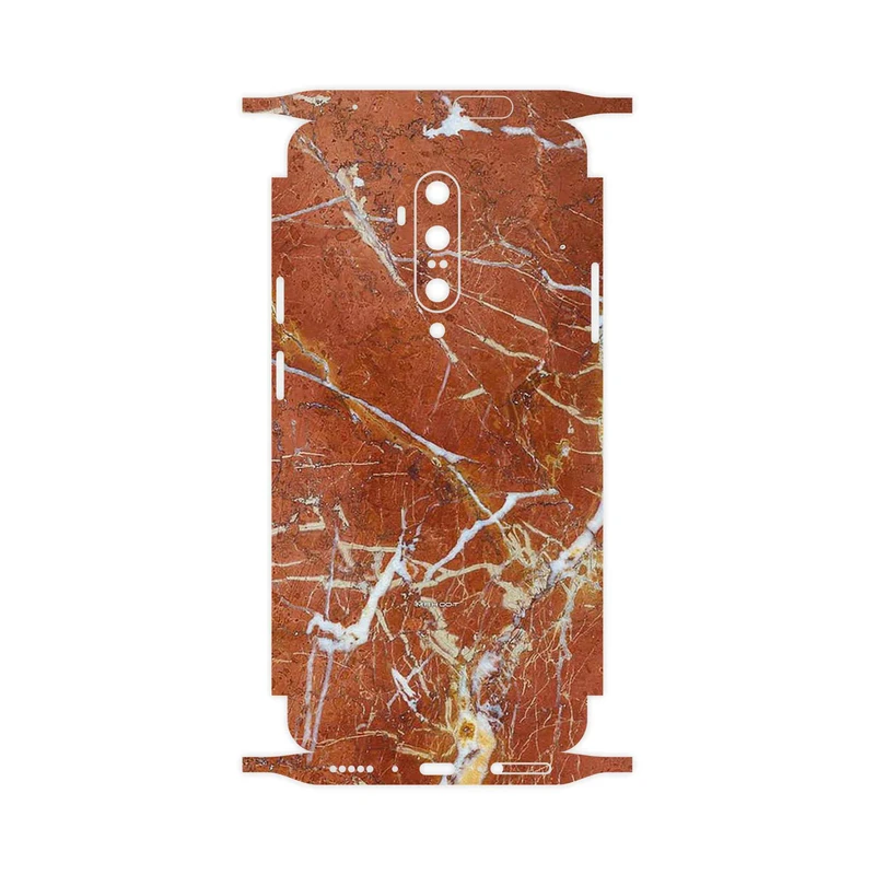 برچسب پوششی ماهوت مدل Red Marble-FullSkin مناسب برای گوشی موبایل وان پلاس 7T Pro