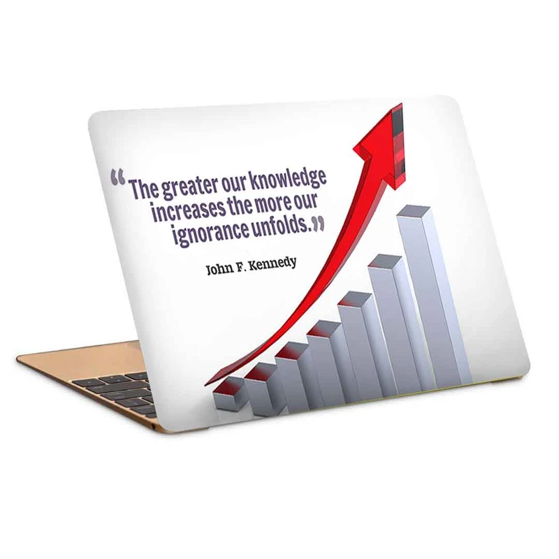 استیکر لپ تاپ طرح john f.kennedyکد c-422مناسب برای لپ تاپ 15.6 اینچ