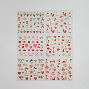 برچسب لنز ناخن مدل 01 کد 1234