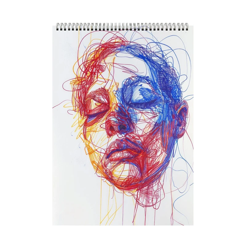 دفتر طراحی 40 برگ مدل پرتره کد a3_3