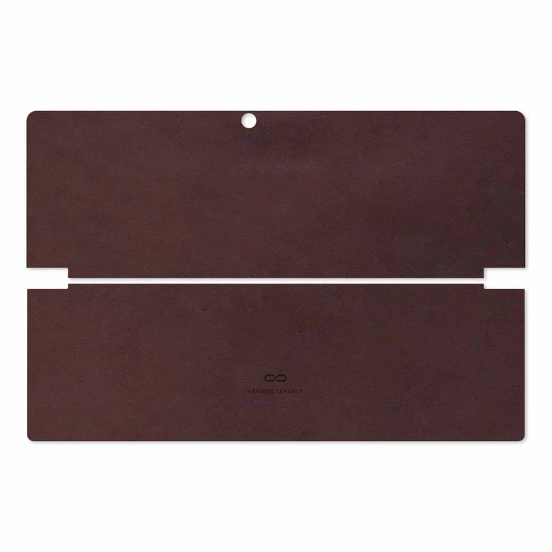 برچسب پوششی ماهوت مدل Matte-Dark-Brown-Leather مناسب برای تبلت لنوو Miix 510 2016
