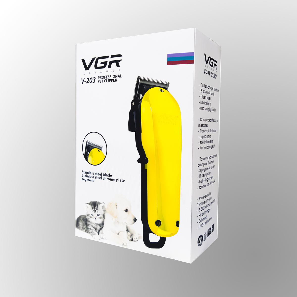 ماشین اصلاح موی سگ و گربه وی جی آر مدل V-203