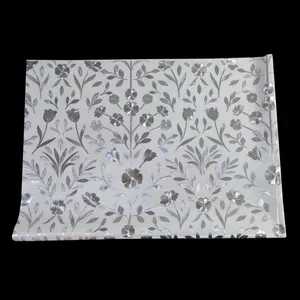 سفره 6 نفره مدل پشت نخی نقره کوب کد 086