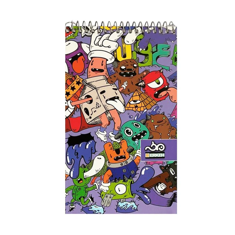 دفترچه یادداشت 100 برگ برکه مدل خبرنگاری کد 3104