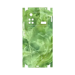 MAHOOT Green-Crystal-Marble-FullSkin Cover Sticker for Xiaomi Poco M4 Pro 4G