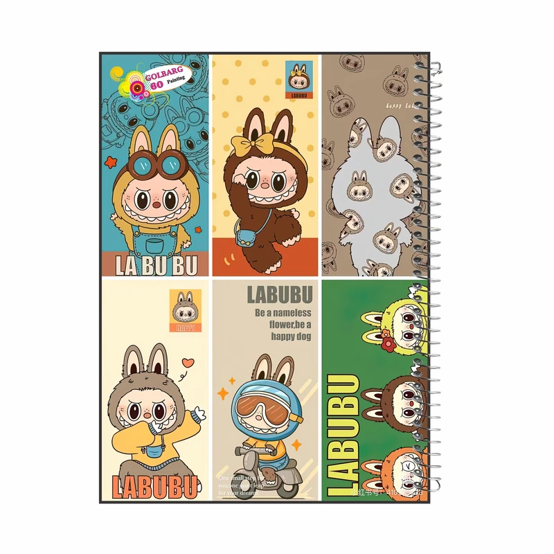 دفتر مشق 60 برگ گلبرگ مدل لبوبو کد 295